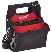Electrician's Work Pouch, Nylon, 15 Pockets, Black Les Distributions ICE