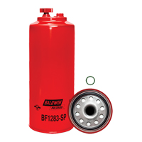 BF1283-SP Filtre &agrave; carburant s&eacute;parateur d'eau &agrave; visser avec orifice pour capteur & drain Les Distributions ICE
