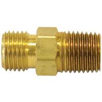 Reducer/Adapter Fitting, 1/4" x 1/4" Dia, Brass Les Distributions ICE