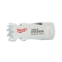 Scie avec dents au carbure Hole Dozer, 1", Profondeur de la coupe 1-3/5", Carbure Les Distributions ICE