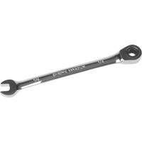 SAE Ratcheting Combination Wrench, 12 Point, 1/4", Chrome Finish Les Distributions ICE