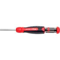 Ratcheting Tamperproof Screwdriver, 8-1/2" L, Cushion Grip Handle Les Distributions ICE