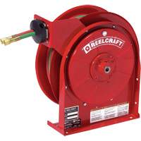 Spring Retractable Welding Hose Reel, Welding Gases, 1/4" x 25', Dual Hose, 200 psi Les Distributions ICE