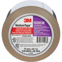 Ruban en aluminium Venture Tape, &eacute;paisseur 1,8 mils, 72 mm (3") x 45,7 m (150') Les Distributions ICE