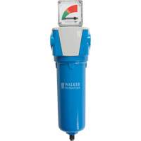 Pr&eacute;filtre coalescent avec manom&egrave;tre diff&eacute;rentiel, Standard, 1-1/2" NPT, Drain Automatique, Pour Poussi&egrave;re/Particules Les Distributions ICE
