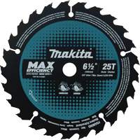 Max-Efficiency Circular Saw Blade, 6-1/2", 25 Teeth, Laminate/Wood Use Les Distributions ICE