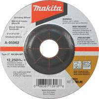 INOX Grinding Wheel, 5" x 1/4", 7/8" Arbor, Aluminum Oxide, Type 27 Les Distributions ICE