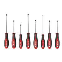 Screwdriver Set with Square Drive, 8 Pcs., Magnetic Les Distributions ICE