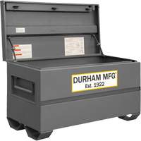 Boîte de rangement pour le chantier, 48" x 24" x 27-13/16", Acier, Gris Les Distributions ICE