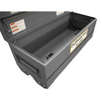 Boîte de rangement pour le chantier, 60" x 24" x 22-3/4", Acier, Gris Les Distributions ICE