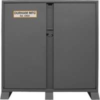 Armoire de rangement avec tablettes pour le chantier, Acier, 47,5 pi³, Gris Les Distributions ICE