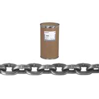 System 8 Cam-Alloy Chain, Alloy Steel, 1-1/4" x 60' (18.3 m) L, Grade 80, 72300 lbs. (36.15 tons) Load Capacity Les Distributions ICE