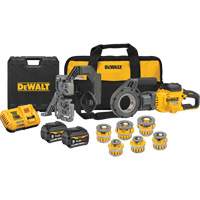 FlexVolt&reg; Max* Cordless Pipe Threader Kit with Dieheads, 30 RPM, 1/2" - 2" Pipe Thread Les Distributions ICE