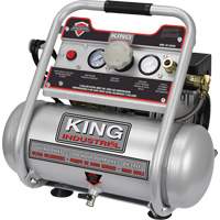 Compresseur &agrave; air sans huile, &eacute;lectrique, 2 gal. (2,4 gal. US), 125 PSI, 120/1 V Les Distributions ICE