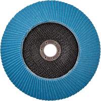 BlueFire R884P Coarse Grit Flap Disc, 7" x 7/8", Type 27, 80 Grit, Zirconia Alumina Les Distributions ICE
