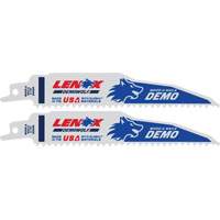 Lame de scie alternative pour d&eacute;molitions, Bim&eacute;tal, 6 Dents par pouce, 6" lo x 1" la Les Distributions ICE
