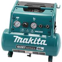Quiet Series Air Compressor, Electric, 3 Gal (3.6 US Gal), 135 PSI, 120/1 V Les Distributions ICE