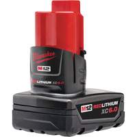Bloc-piles M12 Redlithium XC 6.0, Lithium-ion, 12 V, 6 Ah Les Distributions ICE