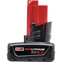 Bloc-piles M12 Redlithium XC 6.0, Lithium-ion, 12 V, 6 Ah Les Distributions ICE