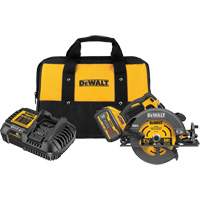 Ensemble de scie circulaire sans balai Flexvolt Max avec frein &eacute;lectrique, 7-1/4", 60 V Les Distributions ICE