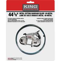 Band Saw Blade, Bi-Metal, 44-7/8" L x 1/2" W x 0.02" Thick, 10-14 TPI Les Distributions ICE