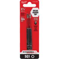 Embout de tournevis Shockwave Impact Duty, Carr&eacute;e, Embout #1, Prise 1/4", Longueur 3-1/2" Les Distributions ICE