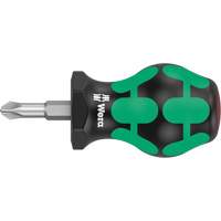 350 Phillips Stubby Screwdriver, #2, 3-1/8" L, Cushion Grip Handle Les Distributions ICE