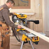 Double Bevel Sliding Compound Mitre Saw with Stand Les Distributions ICE