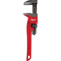 Cl&eacute; &agrave; tuyau &agrave; m&acirc;choires lisses, Cap des m&acirc;choires 2-5/8", Longueur 12", Fini Rev&ecirc;tement en poudre, Prise Ergonomique Les Distributions ICE