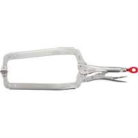 Pince-&eacute;tau en C &agrave; m&acirc;choires pivotantes Torque Lock, Longueur 18", Pinces serre-joints Les Distributions ICE