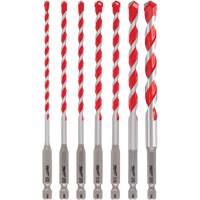 Jeu de forets pour perceuse &agrave; percussion Shockwave, 7 morceaux, Carbure Les Distributions ICE