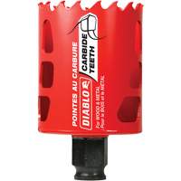 Scie cloche pour bois et m&eacute;tal, 2-1/8", Profondeur de la coupe 2-3/8", Carbure Les Distributions ICE