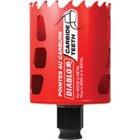 Scie cloche pour bois et m&eacute;tal, 2-1/4", Profondeur de la coupe 2-3/8", Carbure Les Distributions ICE