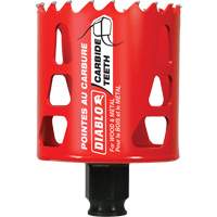 Scie cloche pour bois et m&eacute;tal, 2-3/8", Profondeur de la coupe 2-3/8", Carbure Les Distributions ICE
