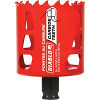 Scie cloche pour bois et m&eacute;tal, 2-1/2", Profondeur de la coupe 2-3/8", Carbure Les Distributions ICE