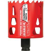 Scie cloche pour bois et m&eacute;tal, 2-5/8", Profondeur de la coupe 2-3/8", Carbure Les Distributions ICE