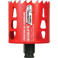 Scie cloche pour bois et m&eacute;tal, 2-11/16", Profondeur de la coupe 2-3/8", Carbure Les Distributions ICE