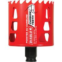 Scie cloche pour bois et m&eacute;tal, 2-3/4", Profondeur de la coupe 2-3/8", Carbure Les Distributions ICE