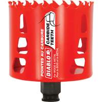 Scie cloche pour bois et m&eacute;tal, 3-1/8", Profondeur de la coupe 2-3/8", Carbure Les Distributions ICE