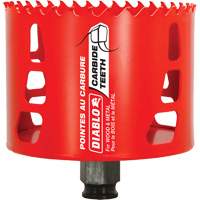 Scie cloche pour bois et m&eacute;tal, 3-1/2", Profondeur de la coupe 2-3/8", Carbure Les Distributions ICE