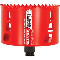 Scie cloche pour bois et m&eacute;tal, 4-1/8", Profondeur de la coupe 2-3/8", Carbure Les Distributions ICE
