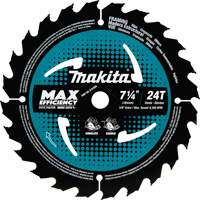 Carbide-Tipped Max Efficiency Framing Circular Saw Blade, 7-1/4", 24 Teeth, Wood Use Les Distributions ICE