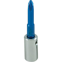 Douille tournevis &agrave; embout bleu, Phillips, #2, Prise 1/4" Les Distributions ICE