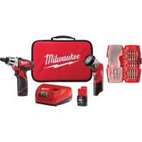 Screwdriver & Light Accessory Kit, Lithium-Ion, 12 V Les Distributions ICE