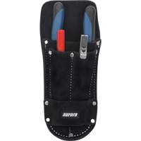 Tool Pouch, Plier Holder, Leather, 3 Pockets Les Distributions ICE