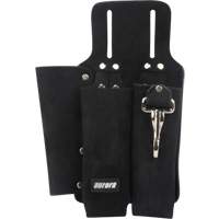 Lineman's Tool Pouch, Multiple Tool Holder, Leather, 3 Pockets Les Distributions ICE