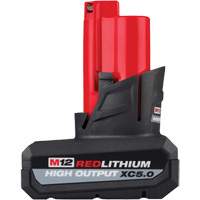 M12 Redlithium High Output XC5.0 Battery Pack, Lithium-Ion, 12 V, 5 Ah Les Distributions ICE