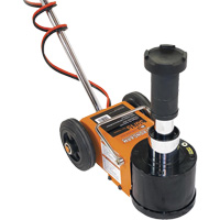 Cric de camion pneumatique/hydraulique &agrave; 2 &eacute;tages pour usage intensif, 30 tonne(s), Air comprim&eacute;/hydraulique Les Distributions ICE