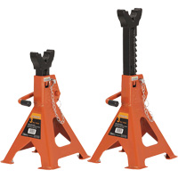 853B Jack Stands, Locking Handle/Ratchet, 3 Ton(s) Capacity, 11" - 16" H Les Distributions ICE