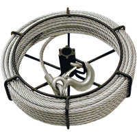 JGP-300A Assemblage de c&acirc;ble de 3 tonnes de 66' pour treuils Jet Les Distributions ICE